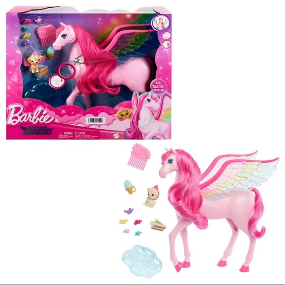 Barbie Other - Barbie Magic Pink Pegasus Toy